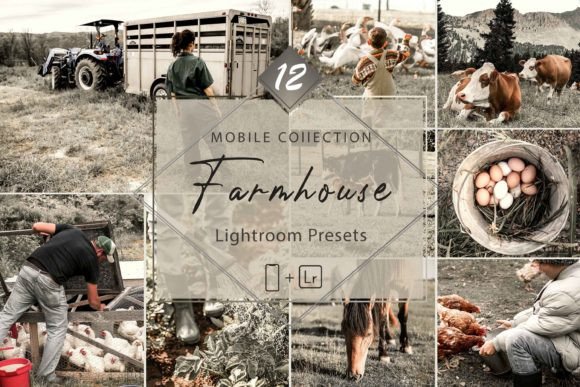 Download 12 Mobile Lightroom Presets, Farmhouse - Mobile lightroom presets Collection
