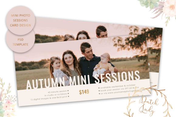 Download Photo Session Card Template #68 - Premium Resources